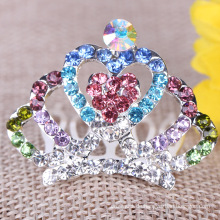 Mini-Tiara-Kamm-Kristall-Kronen-Kämme